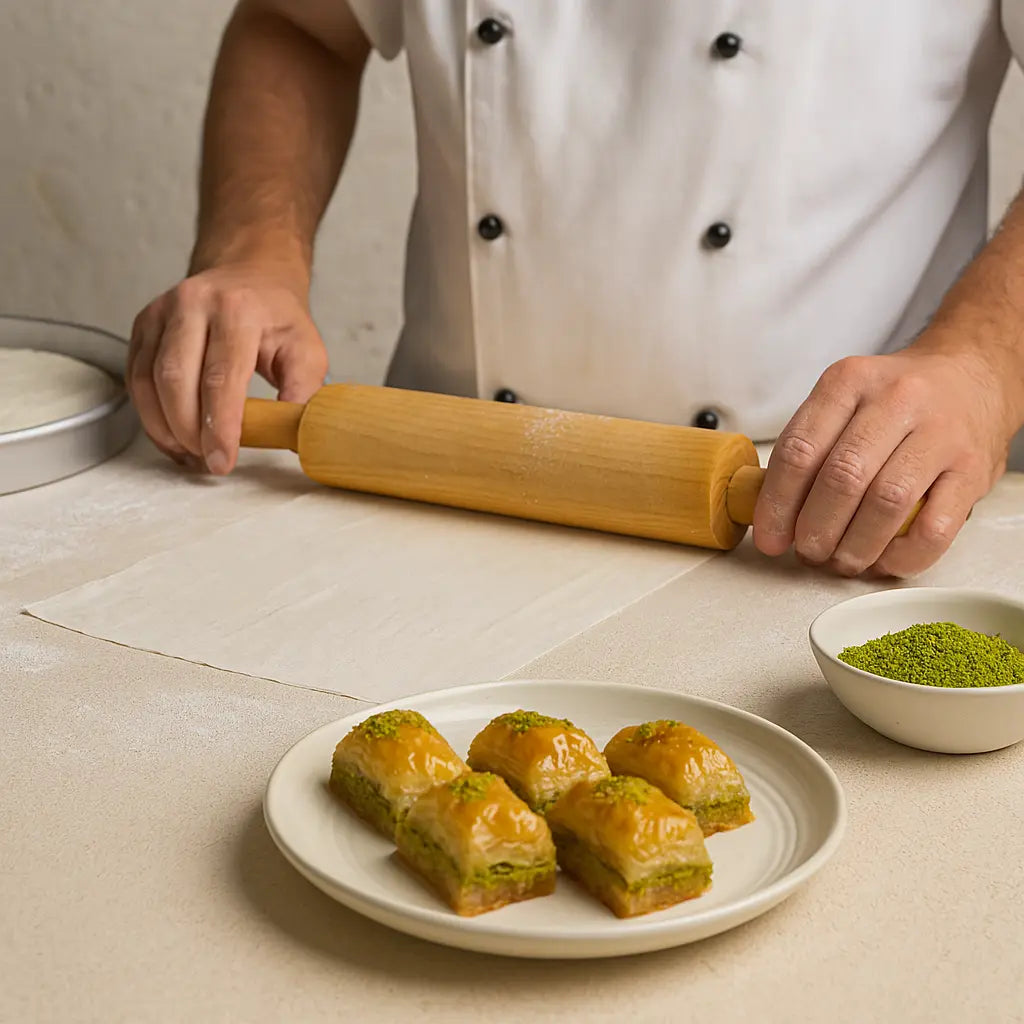 Wie-macht-man-Baklava-Rezept-für-die-Zubereitung-von-knusprigem-Baklava-zu-Hause.-Erfahren-Sie-mehr-über-die-Geschichte-und-das-Rezept-von-Baklava back-lava
