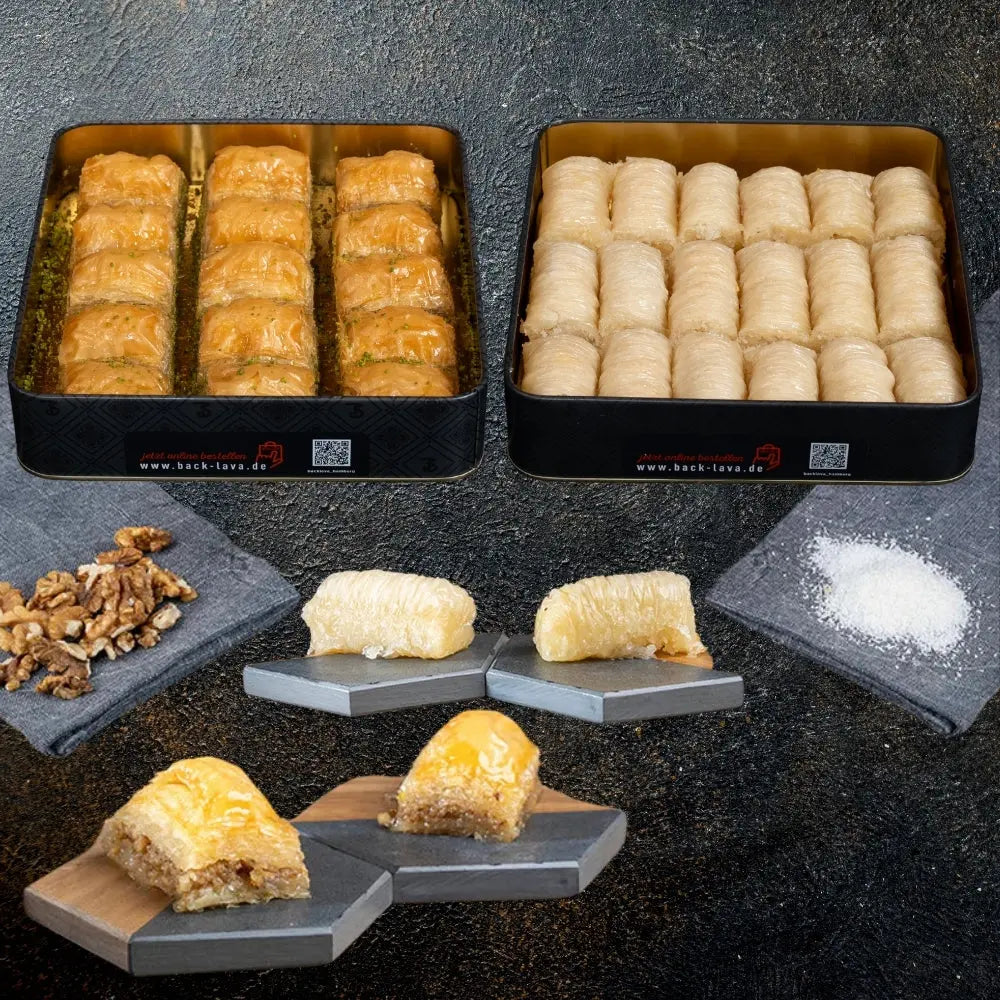 Duo Angebot - Baklava mit Walnuss und Kokos