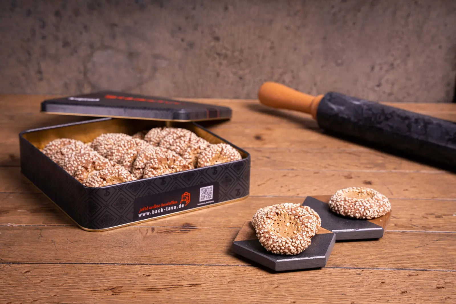 Premium Sesam Cookies | Handgemacht – Back-Lava Original