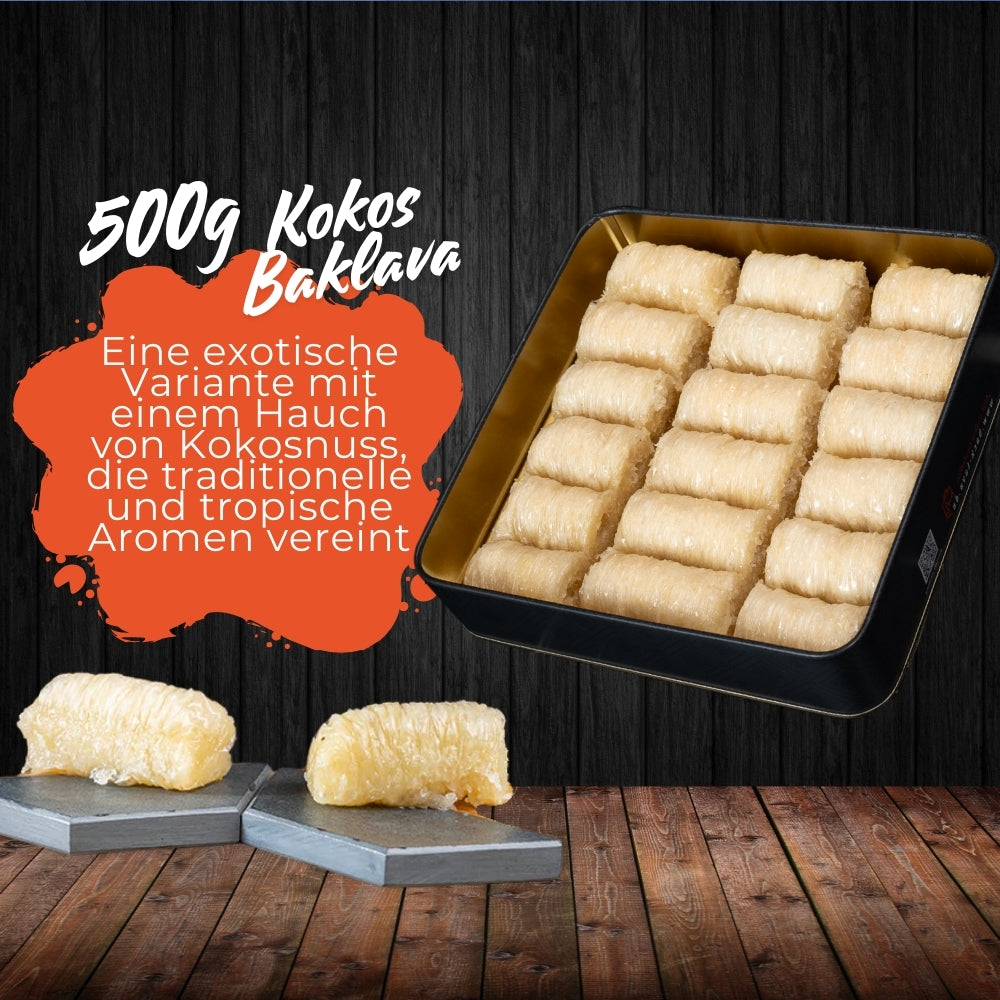 Duo Angebot - Baklava mit Walnuss und Kokos