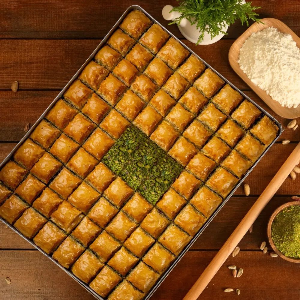 Blech mit Pistazien - Tepsi Baklava – ca. 3,5 kg