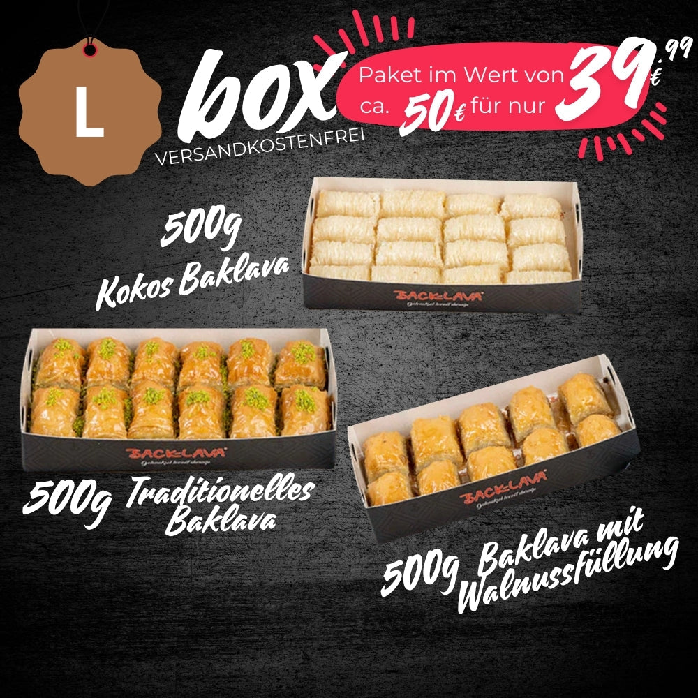 Angebot - Baklava Probierset - Beliebteste Baklavas