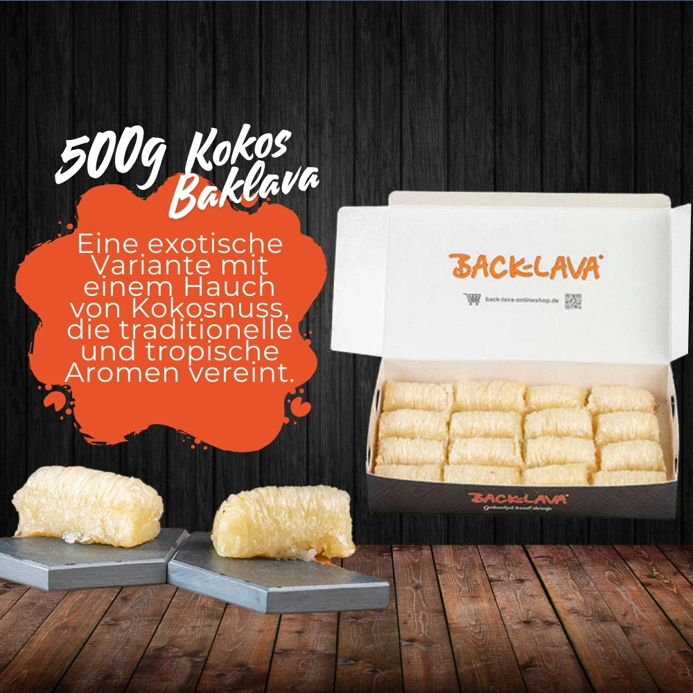 Angebot - Baklava mit Pistazien und Kokos