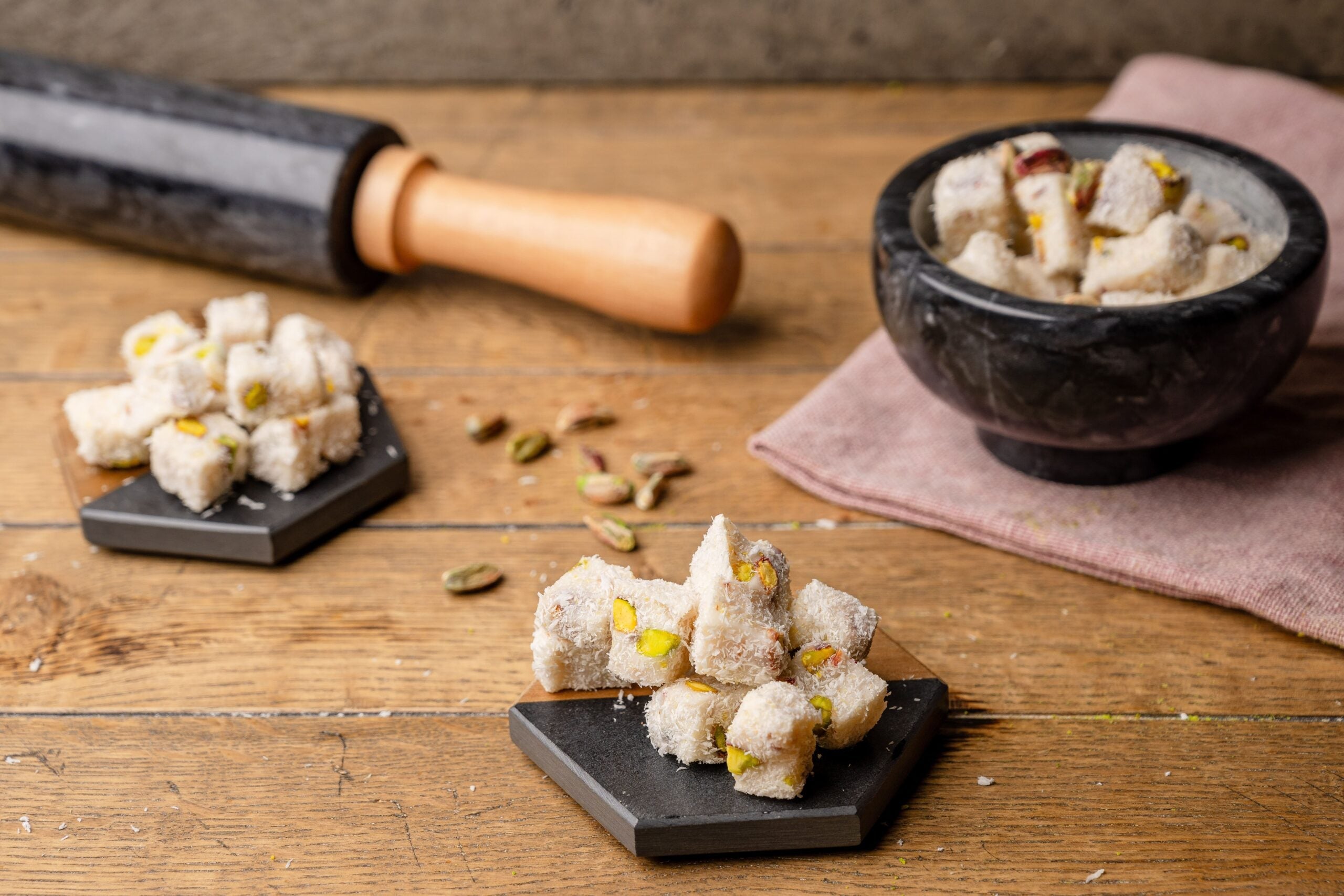 Milch Pistazien Turkish Delight