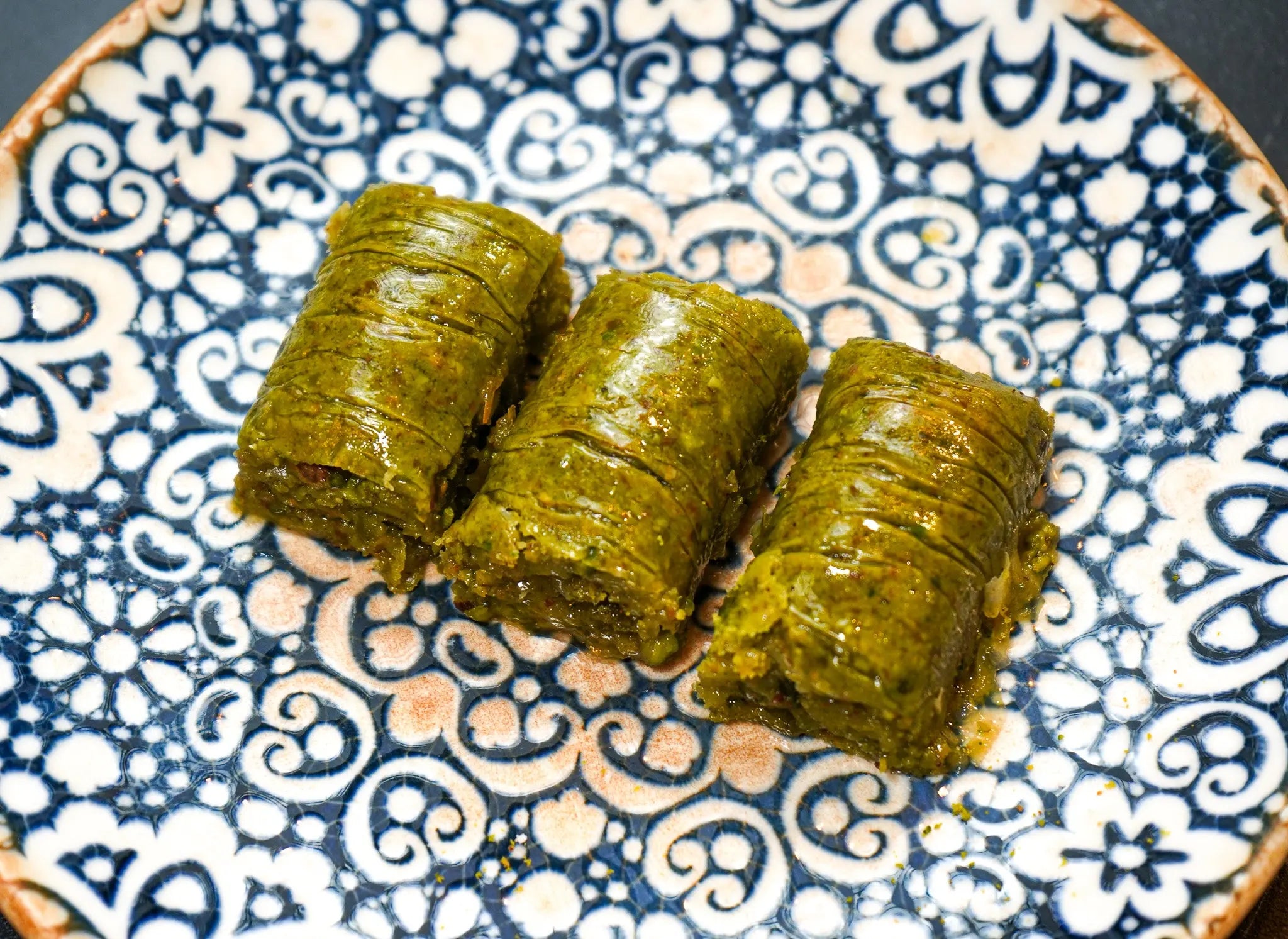 Pistazien Roll Baklava | 100% Pistazien