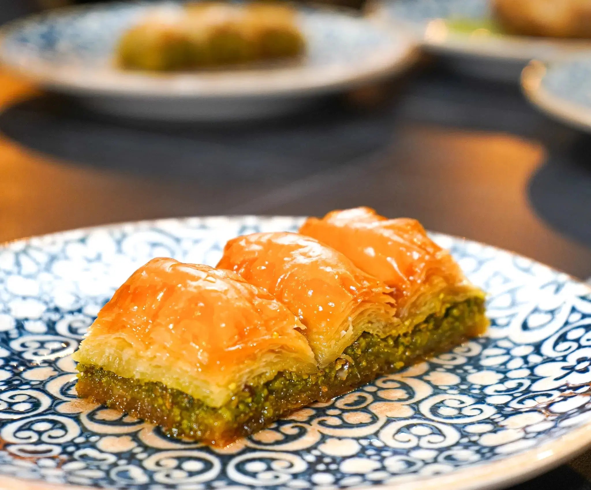Klassische Baklava Mit Pistazien