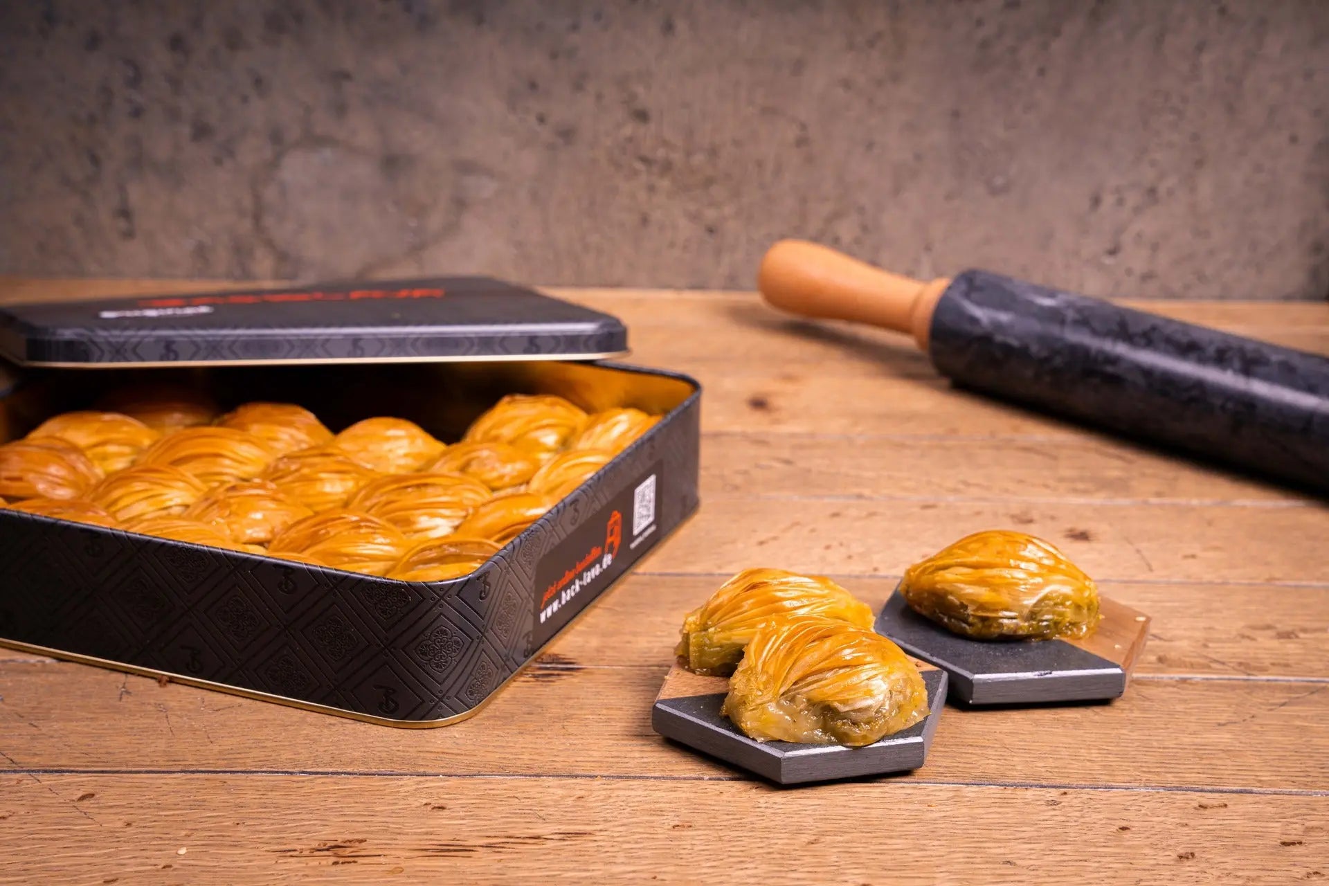 Geschenk Box - Muschel-Baklava (Midye Baklava) Back-Lava