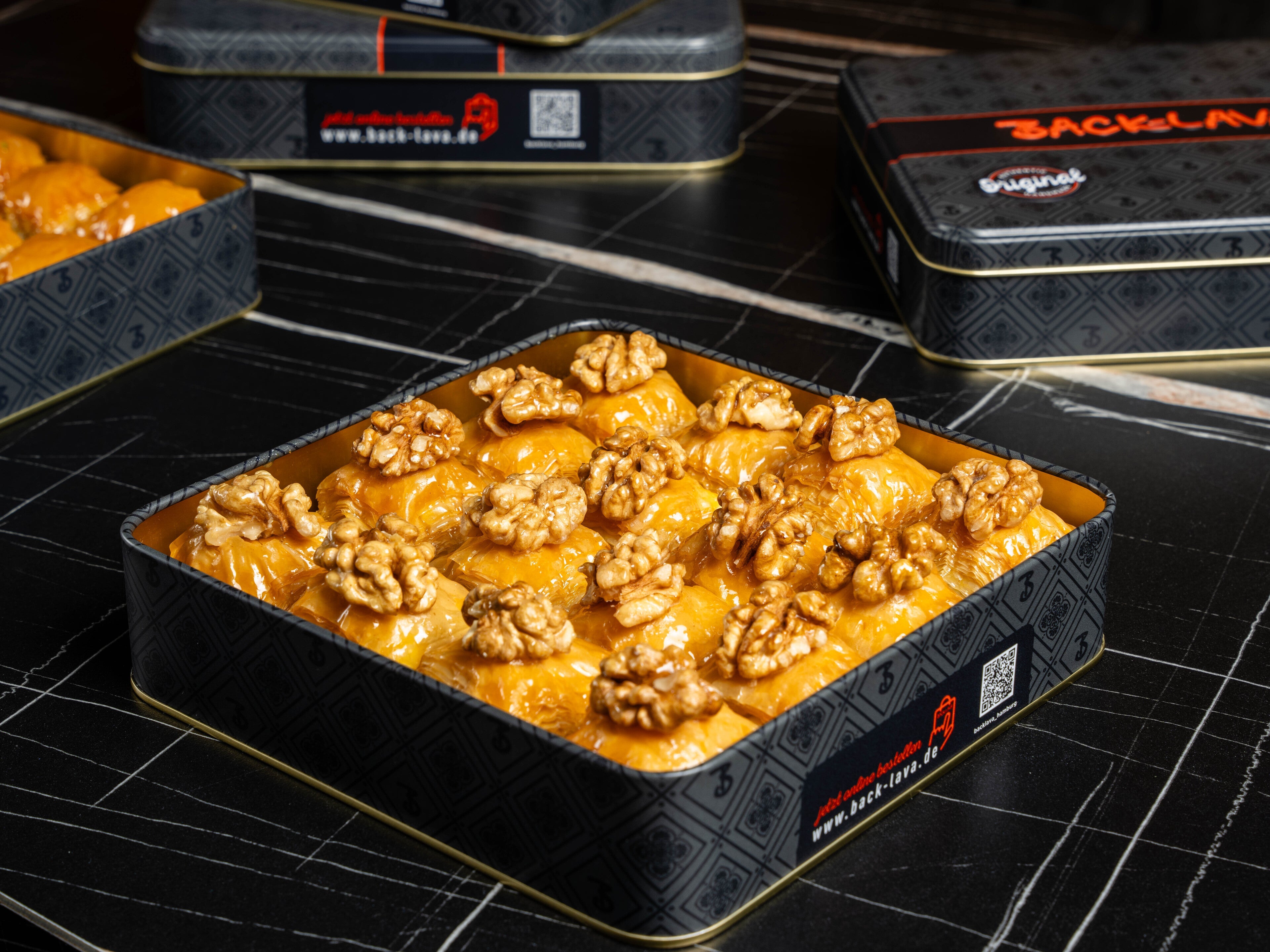 Geschenk Box Walnuss-Baklava