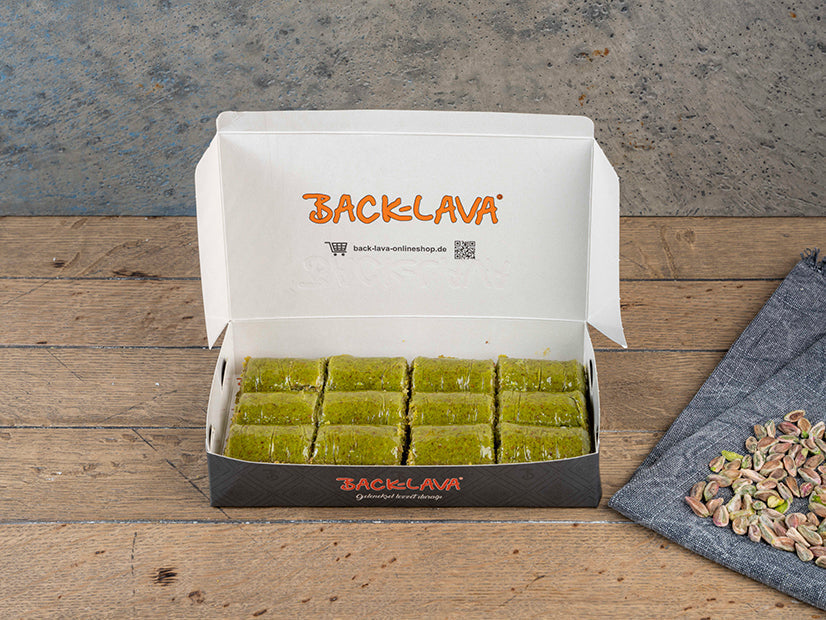 Pistazien Roll Baklava | 100% Pistazien