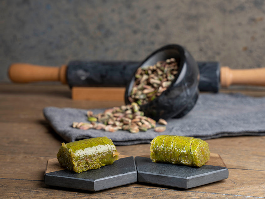 Pistazien Roll Baklava | 100% Pistazien