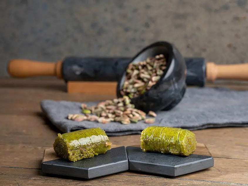 Pistazien Roll Baklava | 100% Pistazien