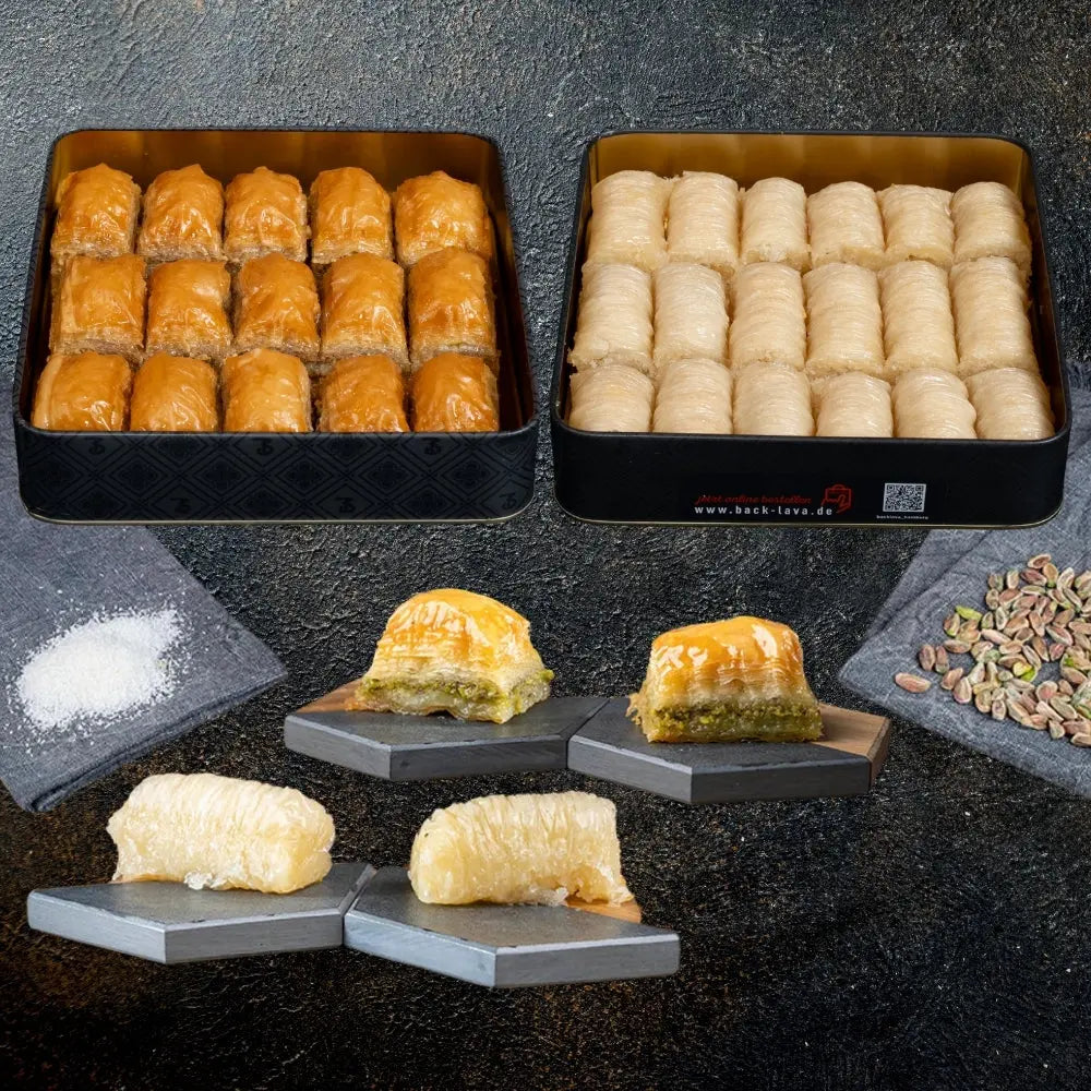 Duo Angebot - Baklava mit Pistazien und Kokos 