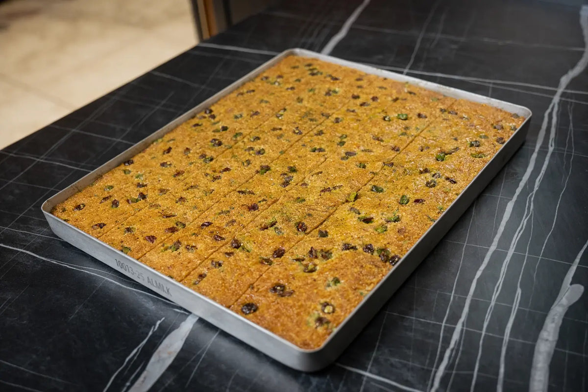 Engelshaar (Kadayif) mit Pistazien Blech | ca. 4 kg – Back-Lava 