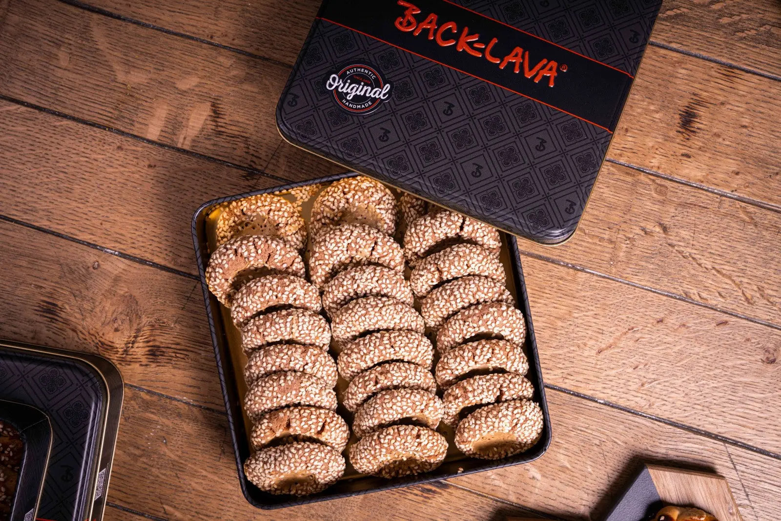 Premium Sesam Cookies | Handgemacht – Back-Lava Original 