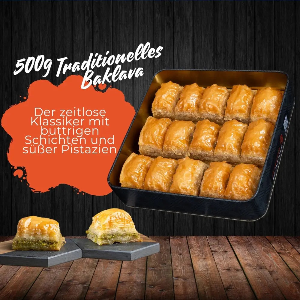 Duo Angebot - Baklava mit Pistazien und Walnüssen 