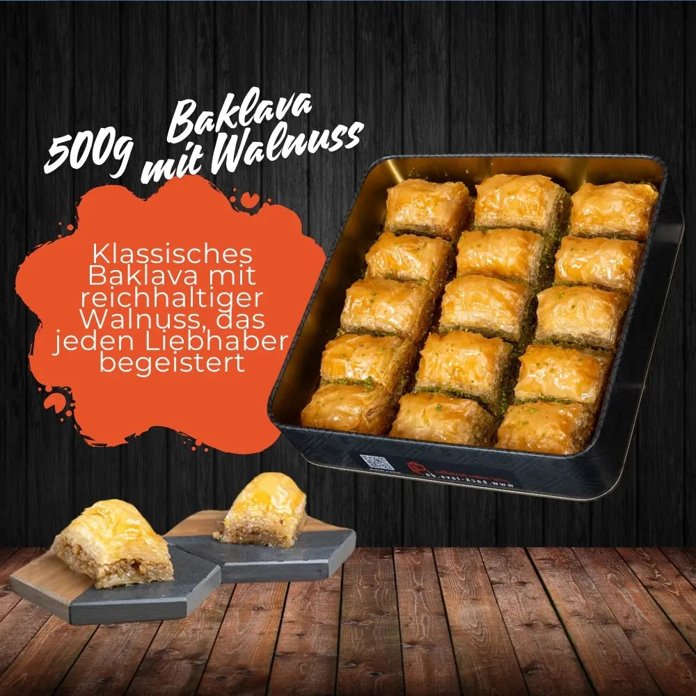 Duo Angebot - Baklava mit Pistazien und Walnüssen 