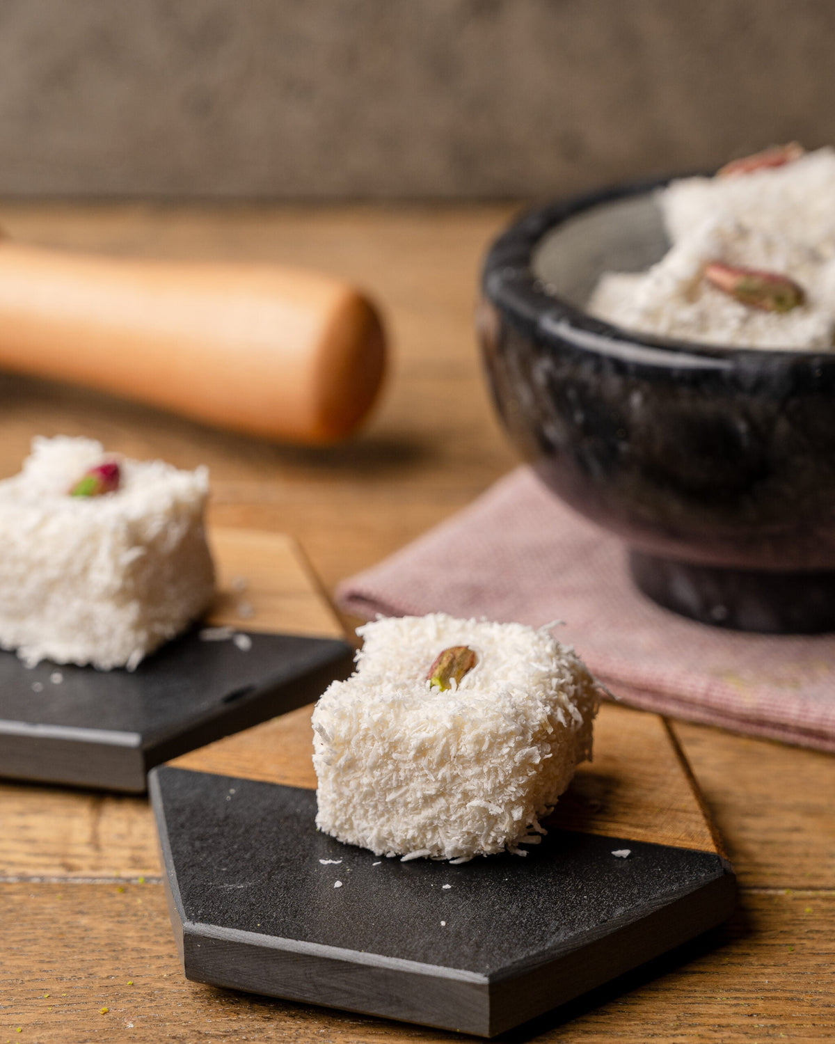 Kokosnuss Pistazien Turkish Delight 