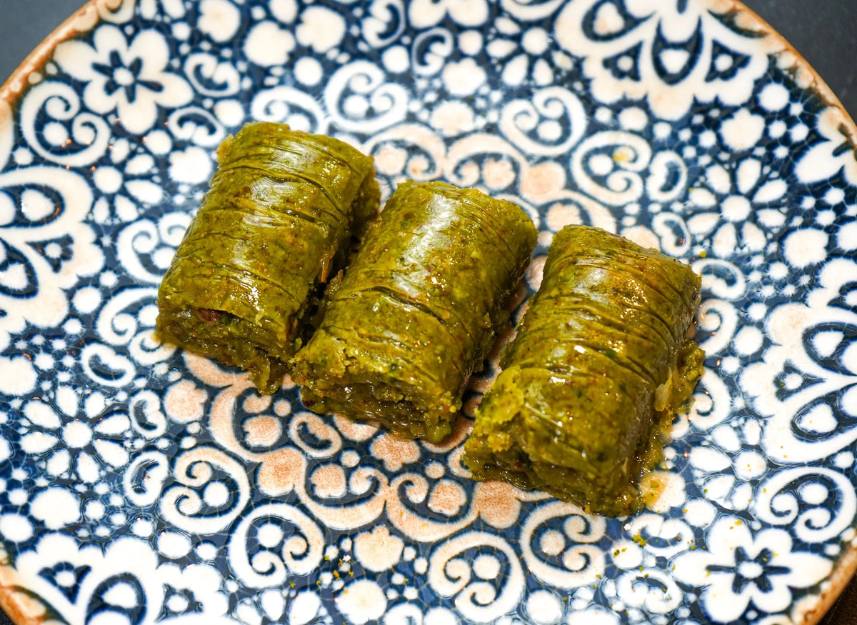 Pistazien Roll Baklava | 100% Pistazien 