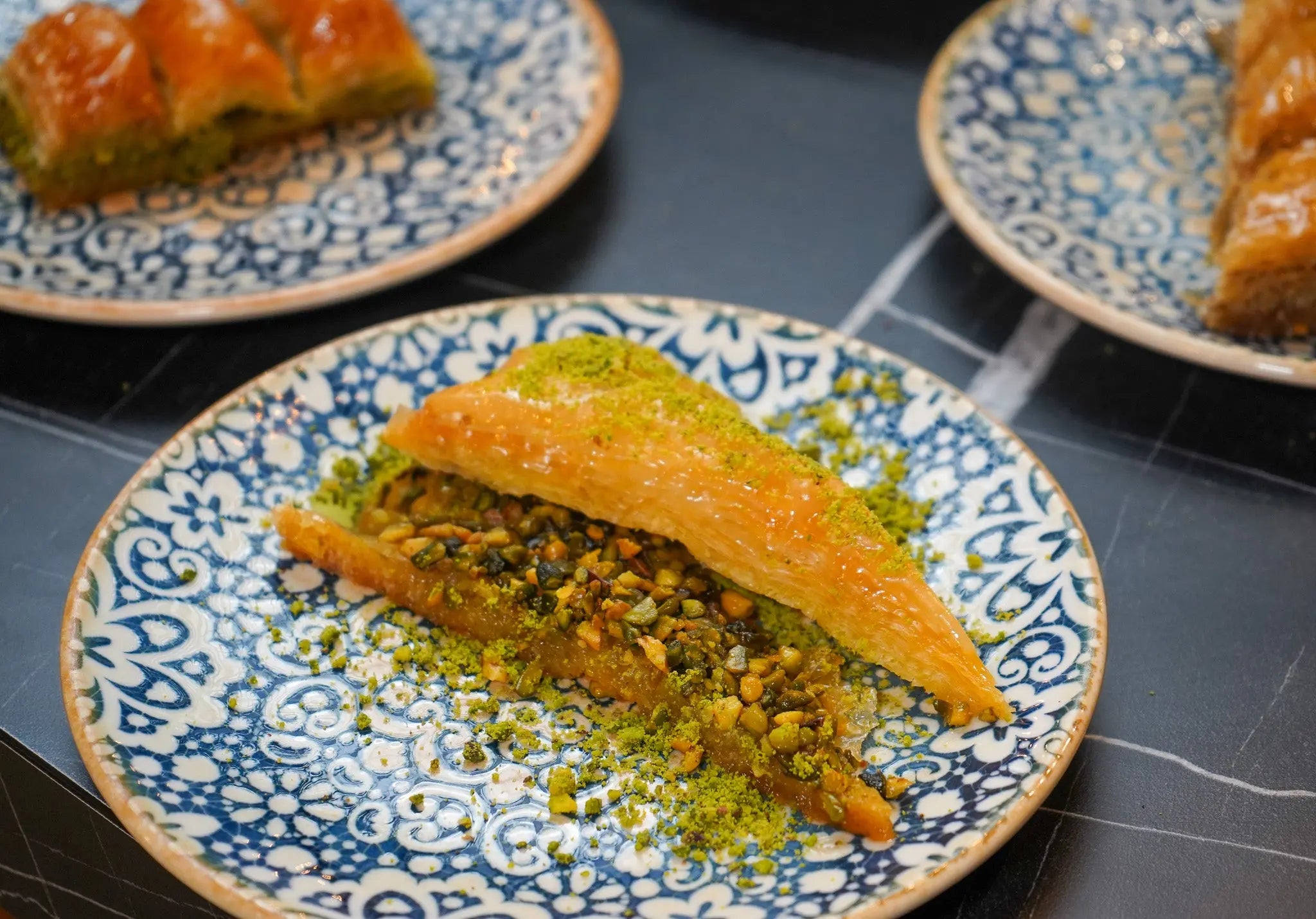 Karotten scheiben Baklava 