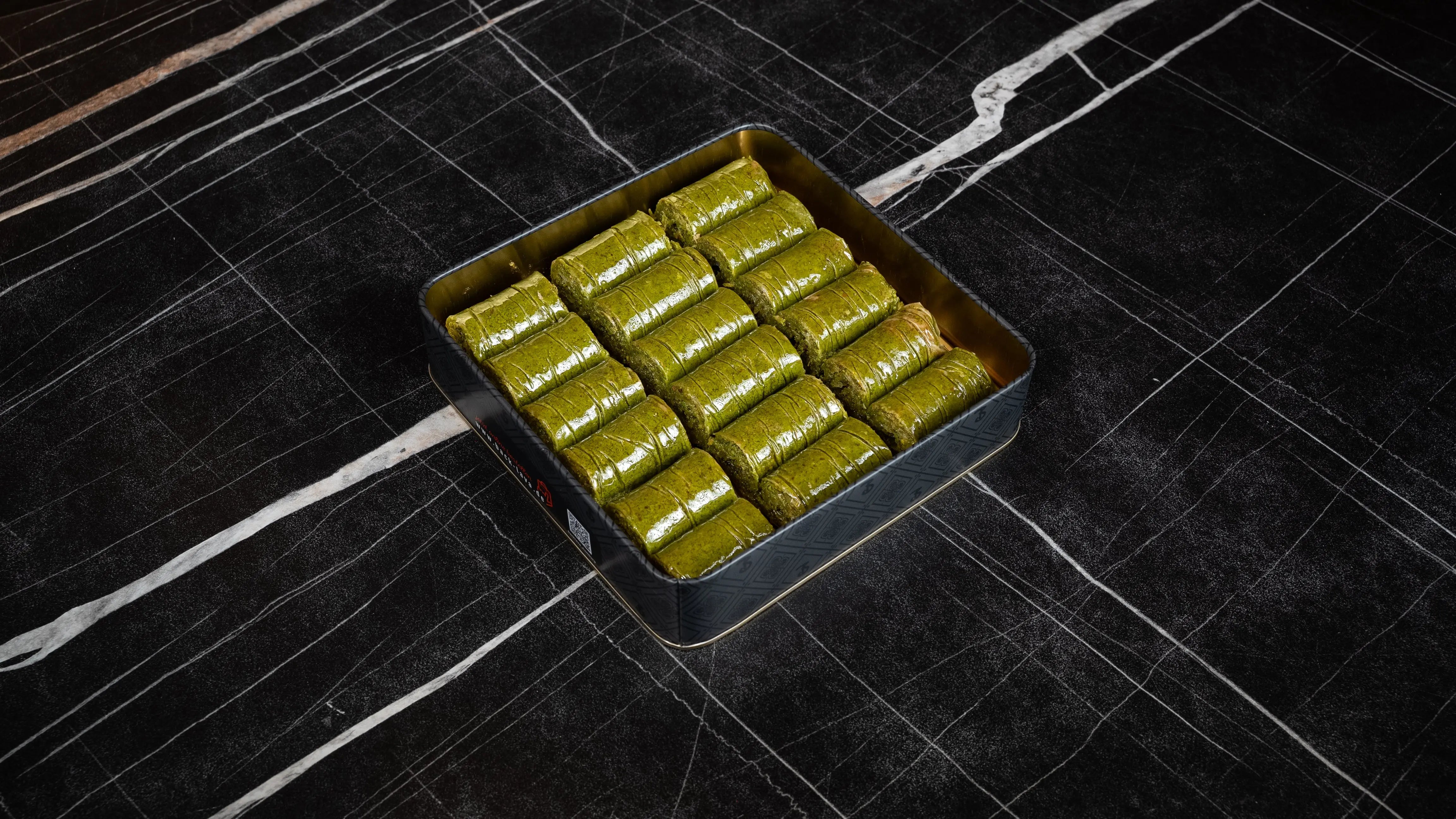 Pistazien Roll Baklava | 100% Pistazien 