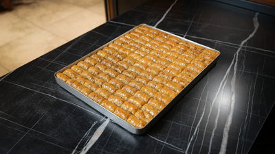 Gerollte Baklava mit Walnuss Blech | ca. 3800 g – Back-Lava 
