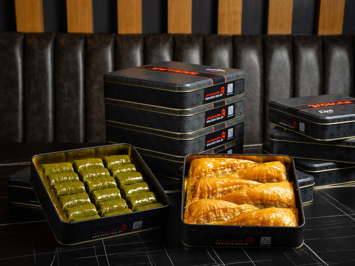 Geschenk Box Duo – Zwei exquisite Pistazien-Köstlichkeiten vereint 