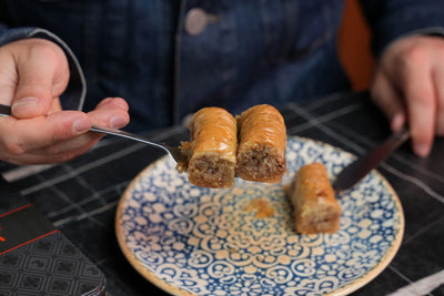 Gerollte Baklava mit Pistazien Blech | ca. 3800 g – Back-Lava 