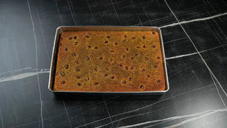 Kleines Engelshaar Baklava Blech mit Pistazien von Back-Lava – ca. 2000 g, knusprige Kadayif-Spezialität